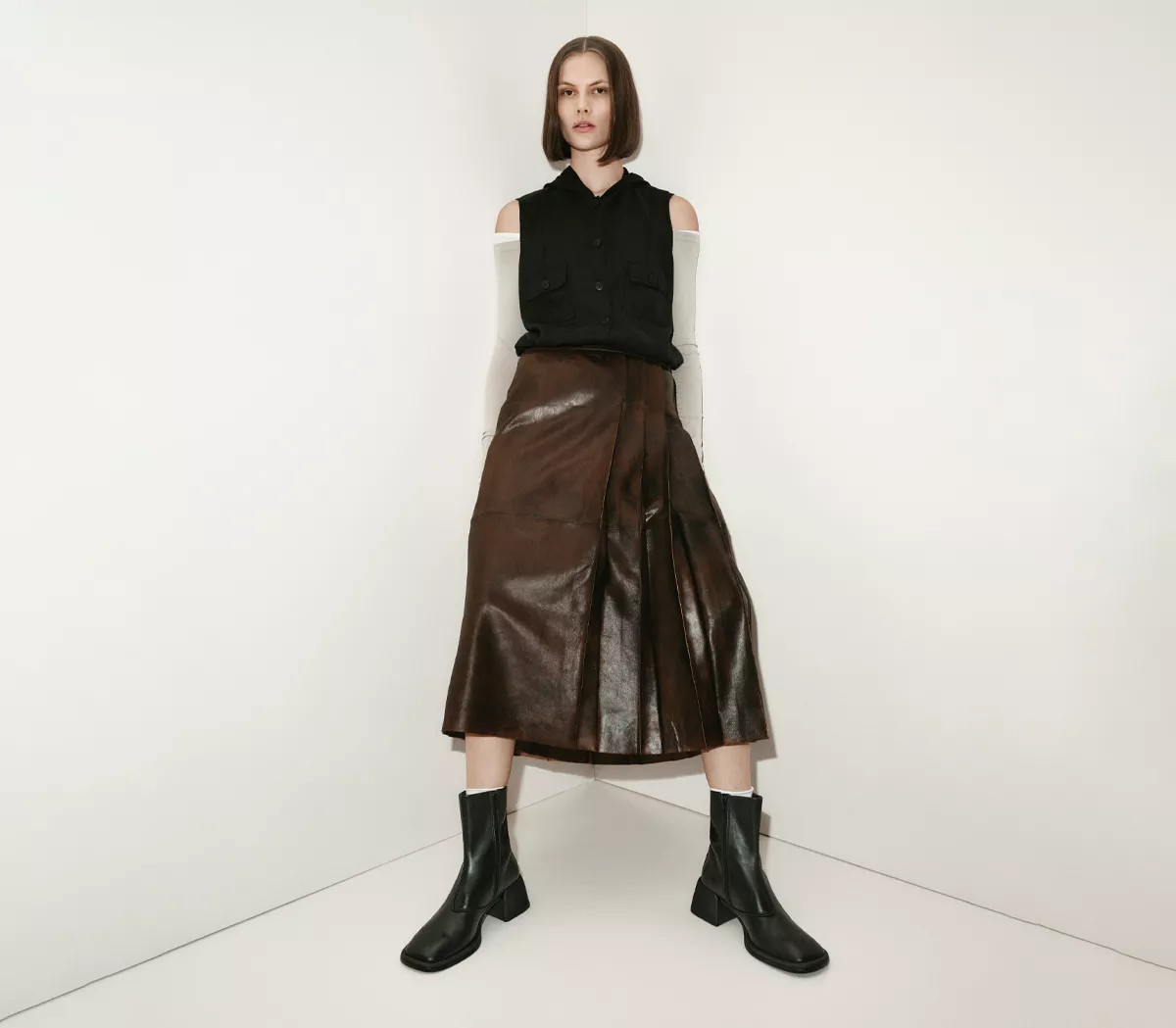 Vagabond Shoemakers
								Ansie Ankle Boots
								Black | OFFICE London (UK)