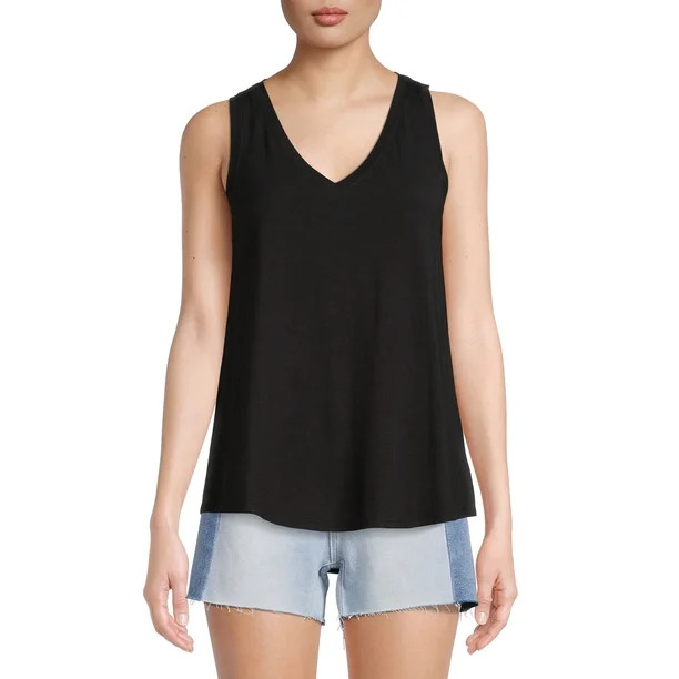 Time and Tru Women's High Low Tank Top - Walmart.com | Walmart (US)