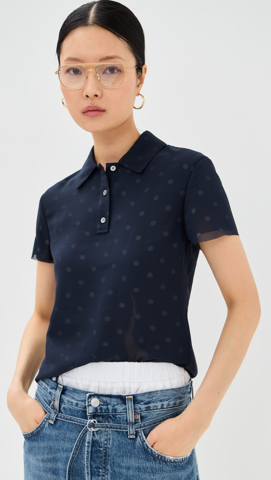 Polka Dot Blouse | Shopbop