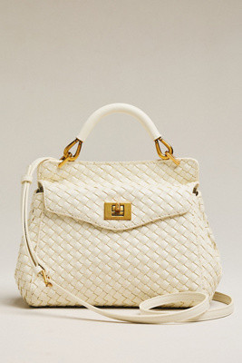 JW PEI Lucia Classic Top Handle Woven Bag | Anthropologie (US)