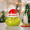 7 1/4" x 7 3/4" Dr. Seuss™ The Grinch-Shaped Ceramic Candy Jar | Oriental Trading Company