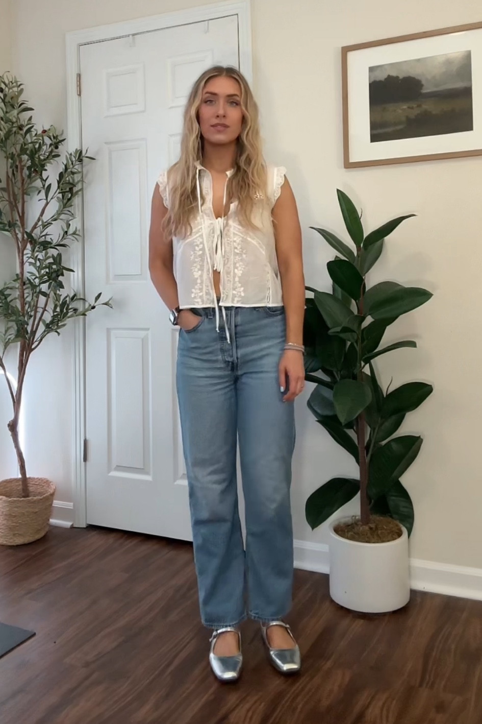 These flats are so comfy for being from Amazon! My jeans are also in the 29” length inseam. Top is Zara!

#LTKFindsUnder100 #LTKFindsUnder50 #LTKShoeCrush