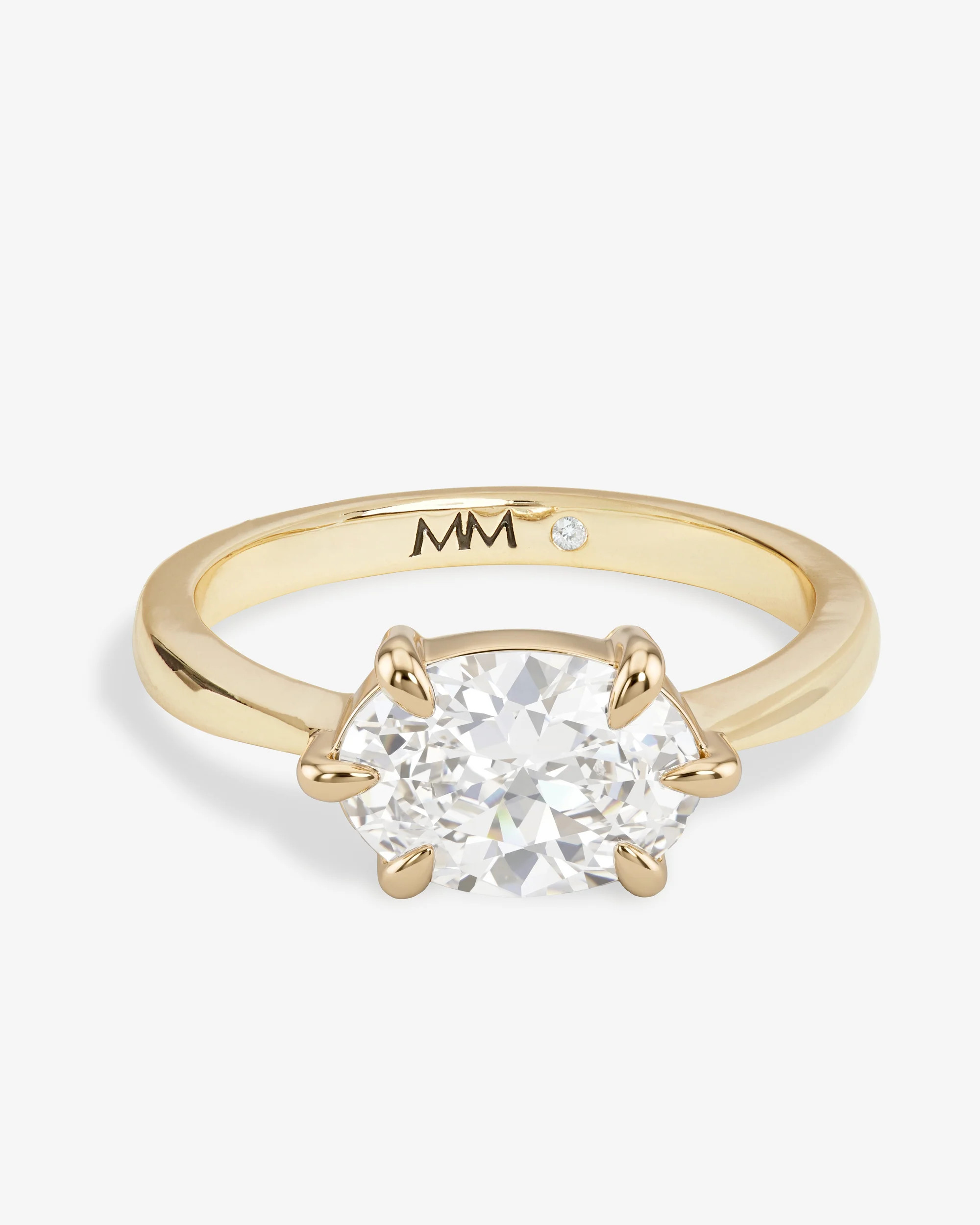 She's on Point Ring - Gold|White Diamondettes | Melinda Maria Jewelry