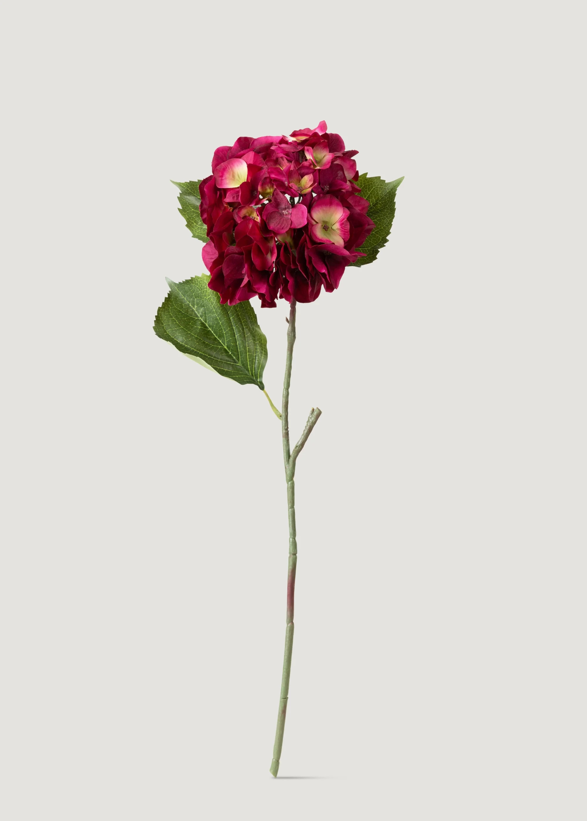 Deep Pink Fake Blooming Hydrangea Flower - 23 | Afloral
