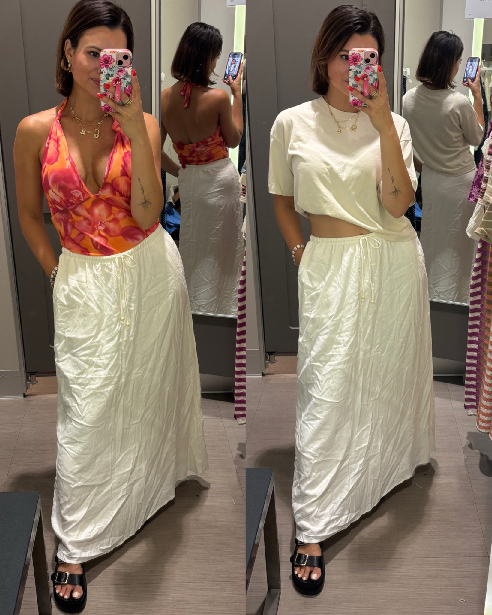 How to style a white linen maxi skirt 2 ways! The material is light and really comfortable for the summer heat. Both looks are so affordable — found them at @Target!

Summer outfits
Date night outfits
Vacation outfits beach
Country concert outfits

#LTKootd #LTKgrwm #LTKdayinmylife