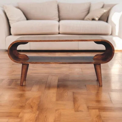 Amaya Nordic Style Caramel Coffee Table | Wayfair North America