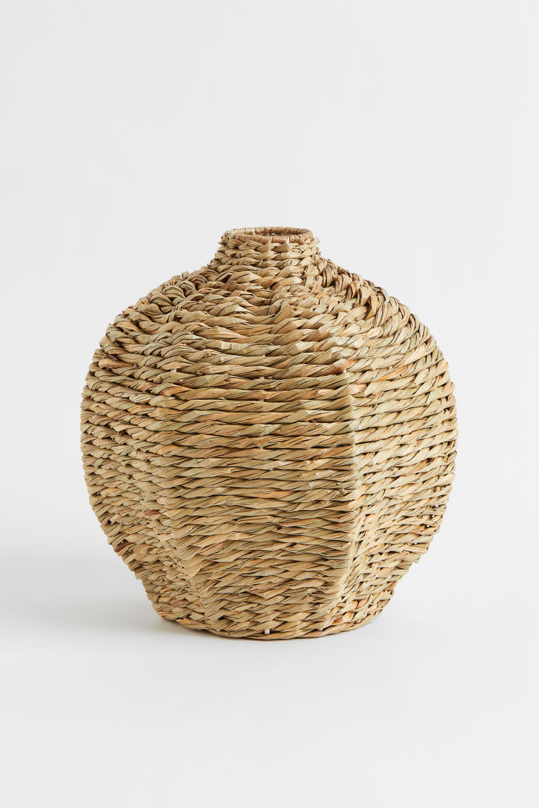 H & M - Vase en jonc de mer fait main - Beige | H&M (FR, IT, ES, PT, BE)