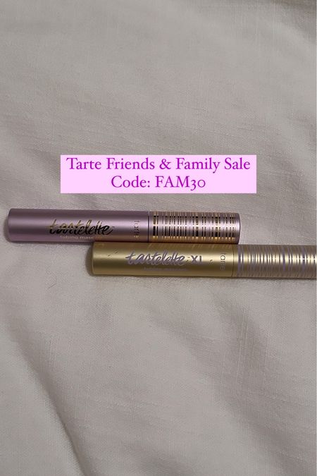 Tarte Mascara, Tarte Friends and Family Sale , Tubing Mascara ||  code: FAM30



#LTKfindsunder50 #LTKbeauty #LTKxSephora