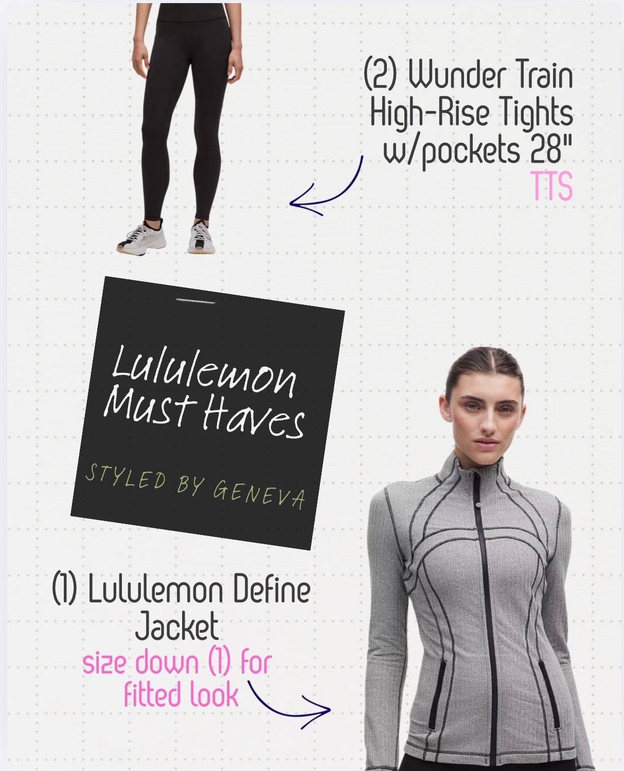 Lululemon Must Haves: Define Jacket, Wunder Train Leggings, and Speed Up Short

#LTKMidsize #LTKActive #LTKPlusSize