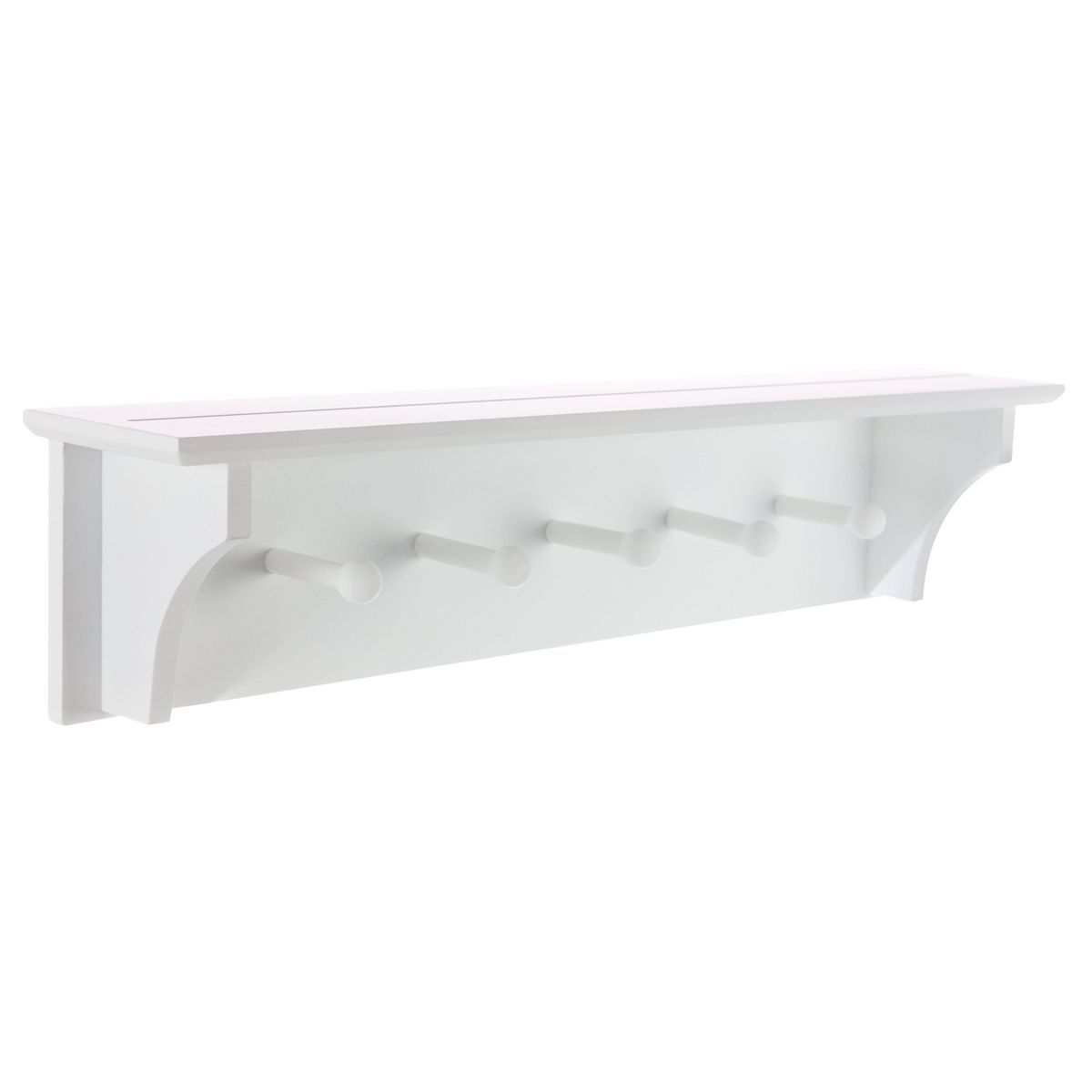Foster Wall Shelf with Pegs - White | Target