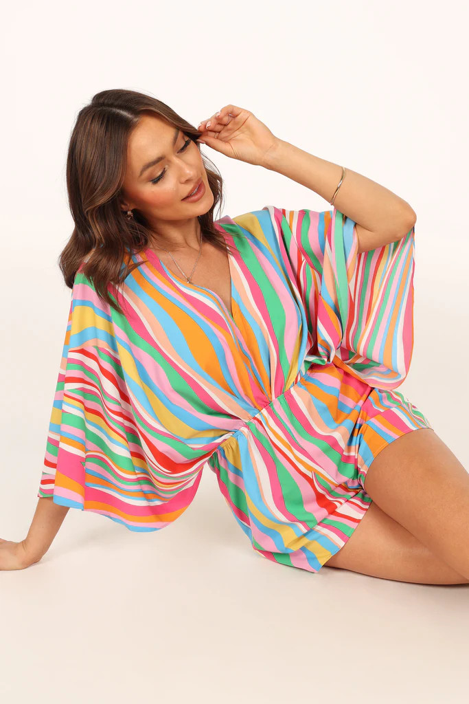 Wendy Kimono Romper - Multi | Petal & Pup (US)