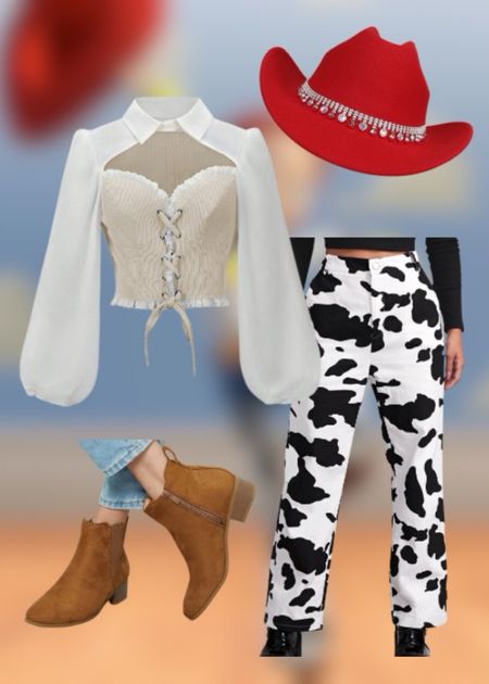Jessie Disney Bound | Pixar movie | cowgirl costume | cowgirl outfit | Halloween idea

#LTKstyletip #LTKshoecrush #LTKfindsunder100