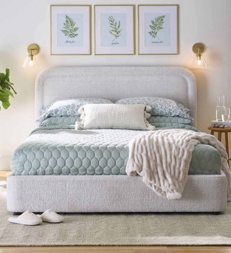 Love this affordable bed option. 

Affordable bed / bedroom furniture/ look for less / modern bed / 

#LTKSaleAlert #LTKHome