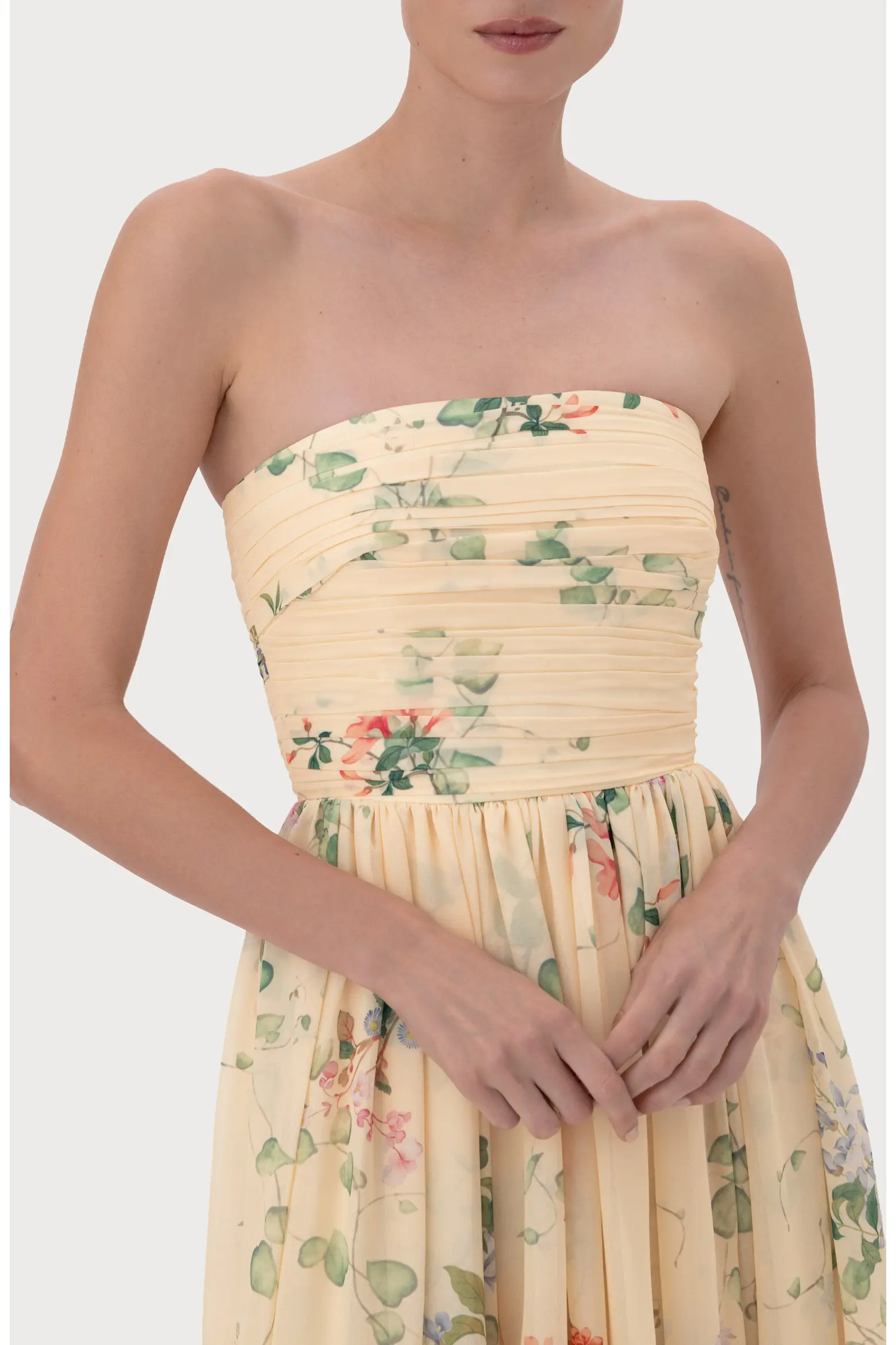 Camille Floral Strapless Gown (Women) | Nordstrom | Nordstrom