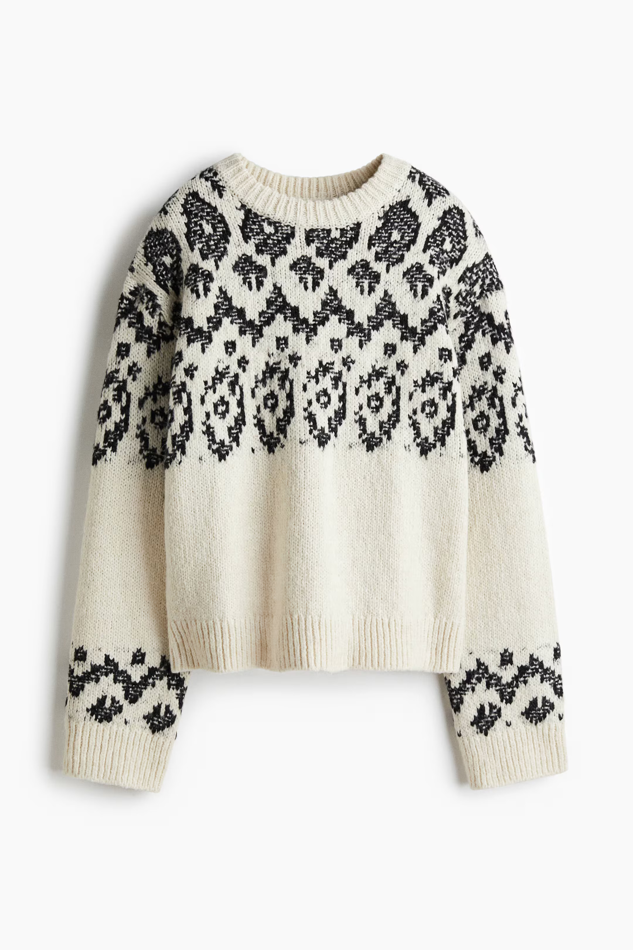 Jacquard-Knit Sweater | H&M (US + CA)