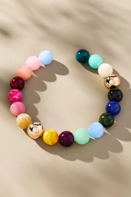 Large Beaded Choker Necklace | Anthropologie (US)