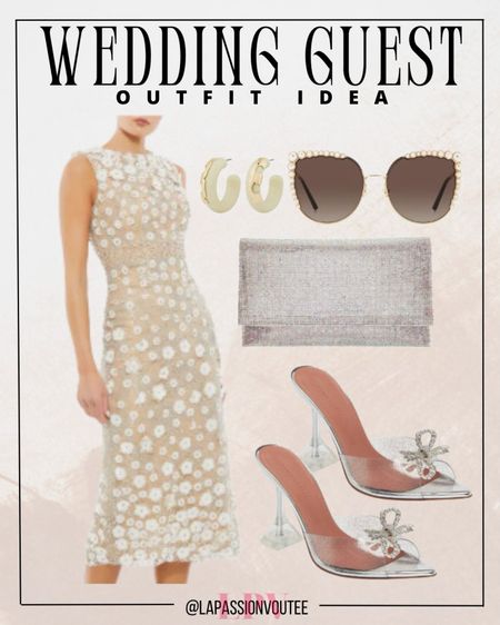 Elevate your wedding guest look with a timeless blend of sophistication and elegance. Choose pieces that reflect the joyous spirit of the occasion, ensuring comfort and style. Accessorize thoughtfully to complement your ensemble, making you picture-perfect for a celebration of love and unity.

#LTKWedding #LTKStyleTip #LTKSeasonal