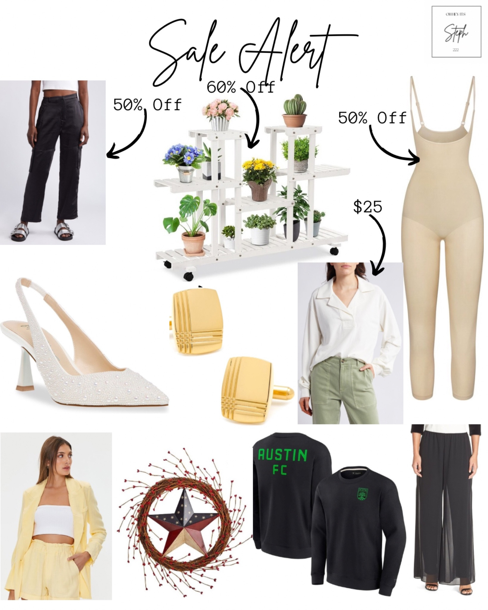 Sale alert best sales of the week 


Patriotic Star Wreath, Target, Austin sweatshirt, Macys, Overlay Pants, Nordstrom, Slingback Pointed Toe Pump, Betsy Johnson, cuff links, Oversize Long Sleeve Cotton Polo, Catsuit, skims, Cargo Pants, Wood Plant Stand 

#LTKStyleTip #LTKFindsUnder100 #LTKSaleAlert