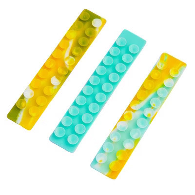 Link 8inch Suction Pop It Bracelet Fidget Toy 3 Pack - Teal/Yellow/Green | Target