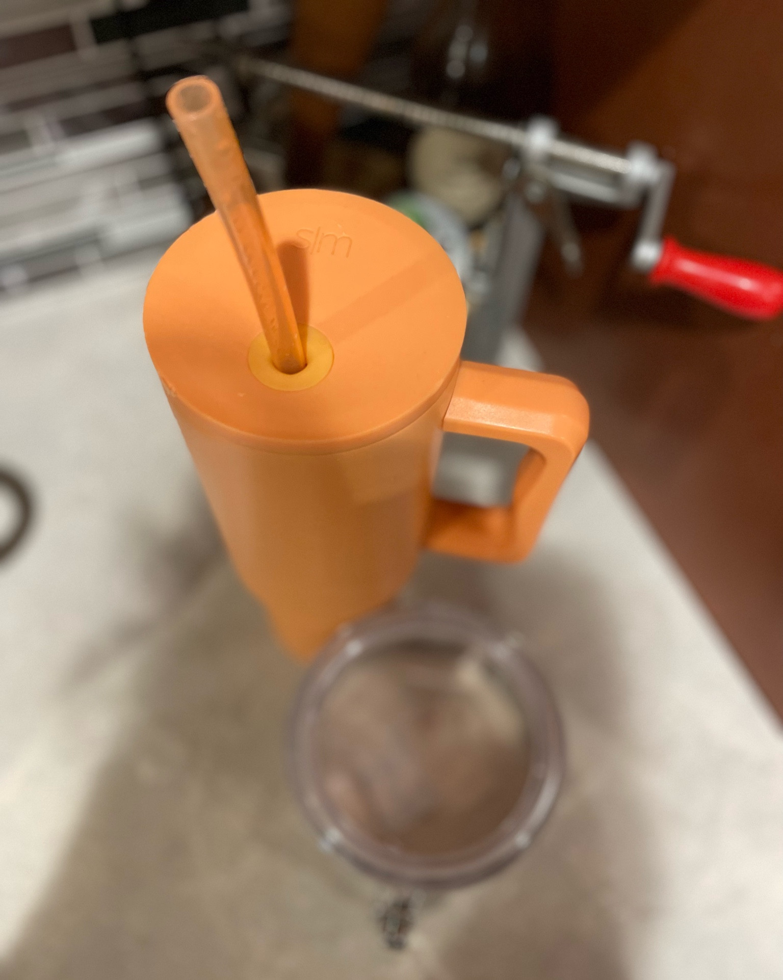 Pre workout and water cup 