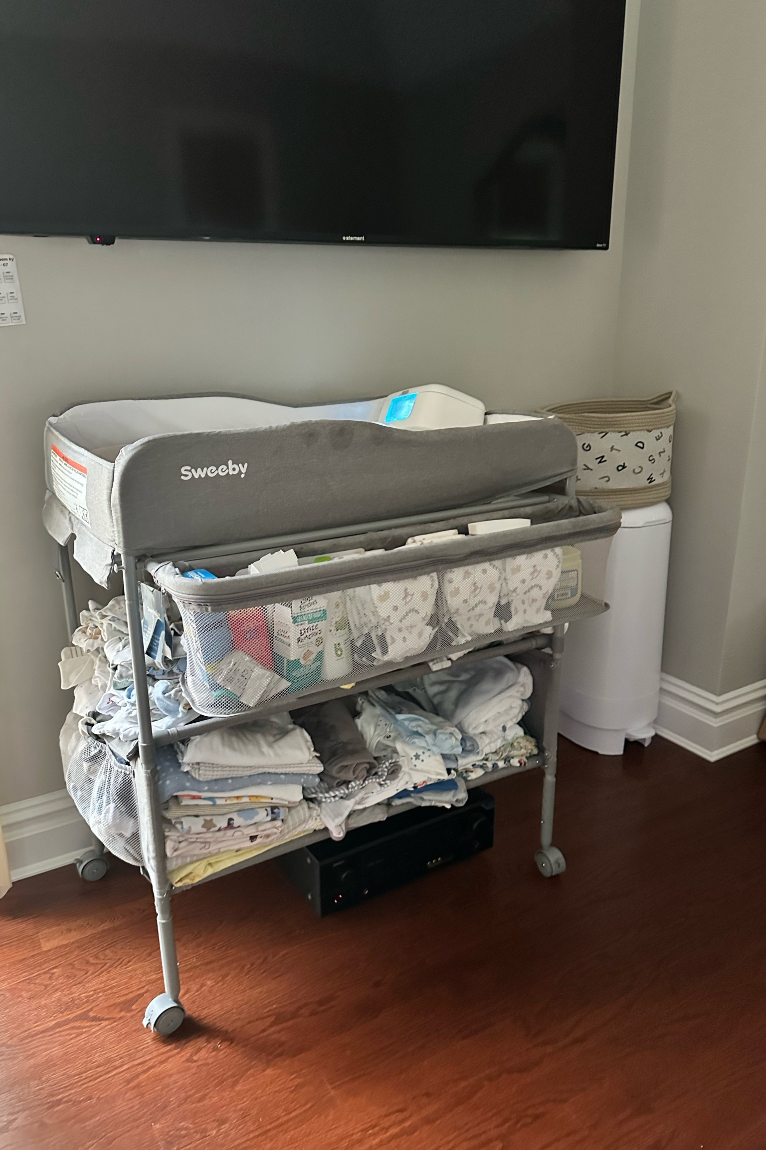 Portable changing table & storage 

#LTKSaleAlert #LTKHome #LTKBaby