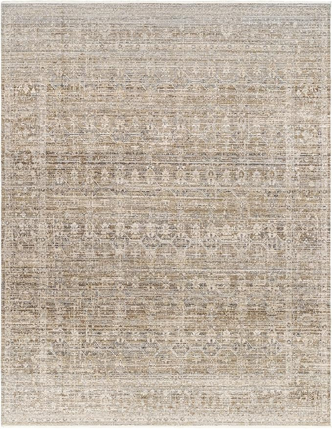 Becki Owens x Surya Margaret Washable Outdoor Area Rug, 7'10" x 10', Vintage Brown | Amazon (US)