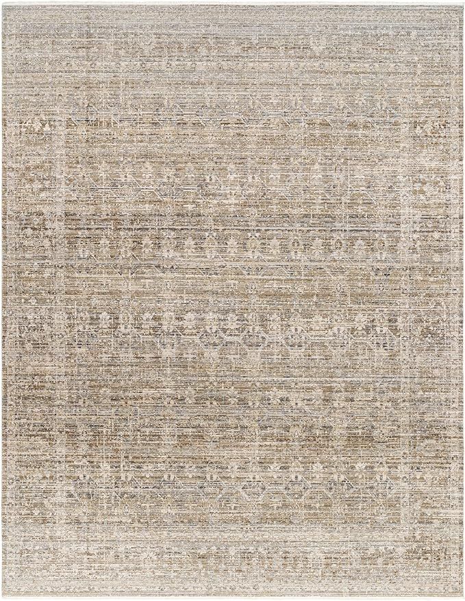 Becki Owens x Surya Margaret Area Rug, 7'10" x 10', Vintage Brown | Amazon (US)