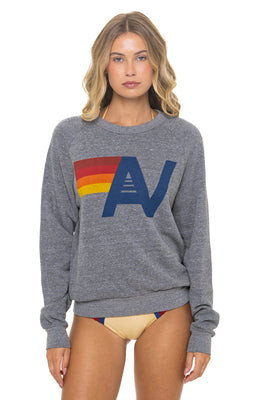 LOGO SWEATSHIRT - HEATHER GREY | Aviator Nation