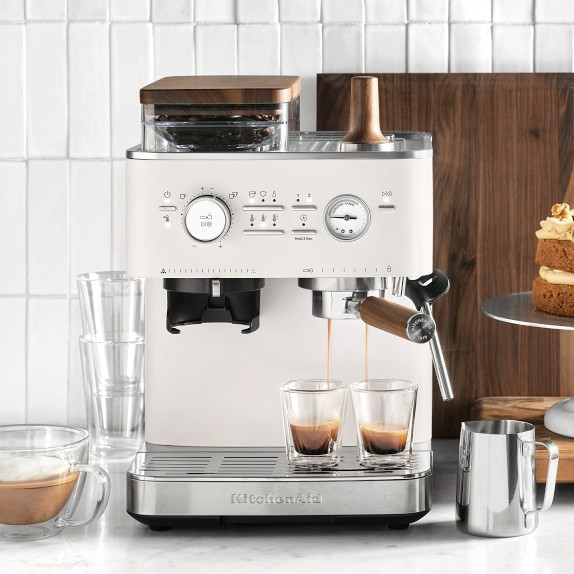 KitchenAid® Semi Automatic Espresso Machine with Grinder | Williams-Sonoma