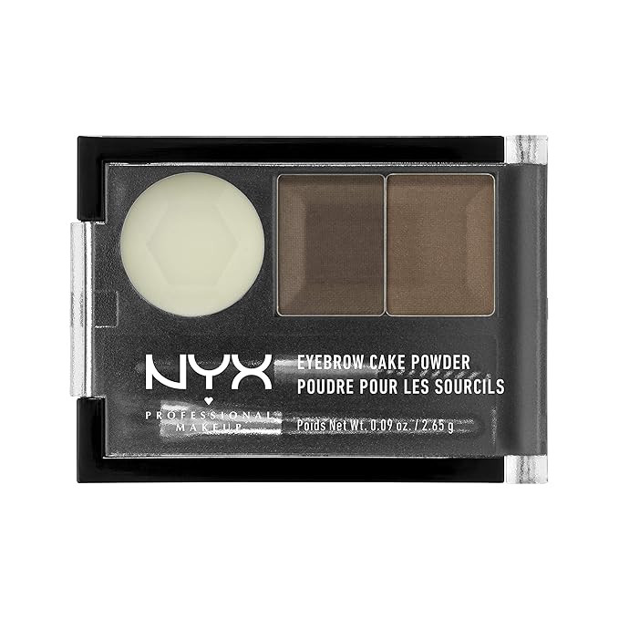 NYX PROFESSIONAL MAKEUP Eyebrow Cake Powder, Brunette | Amazon (US)