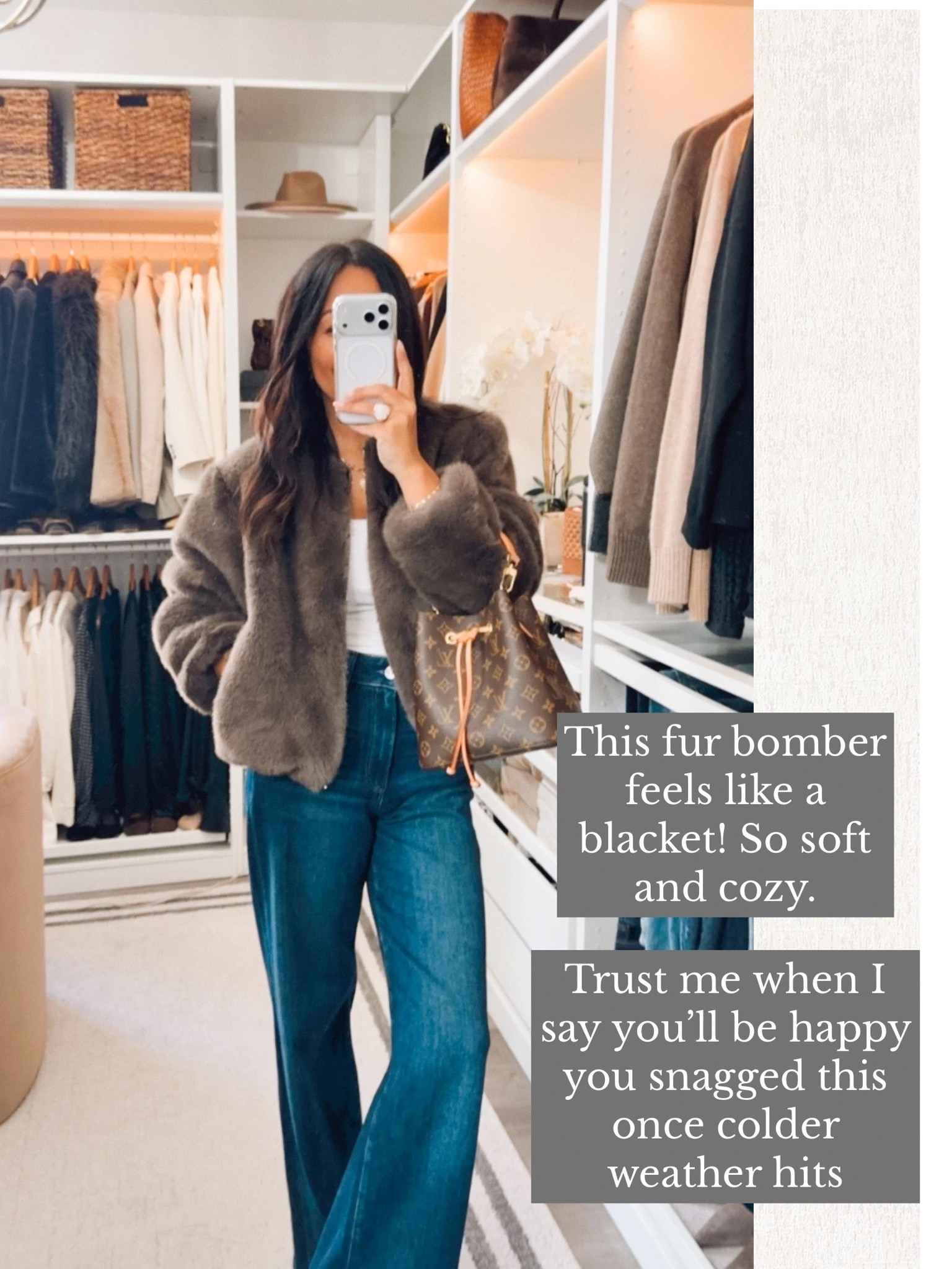Fur jacket part of the NSale! Wearing a small

#LTKootd #LTKOver40 #LTKSaleAlert