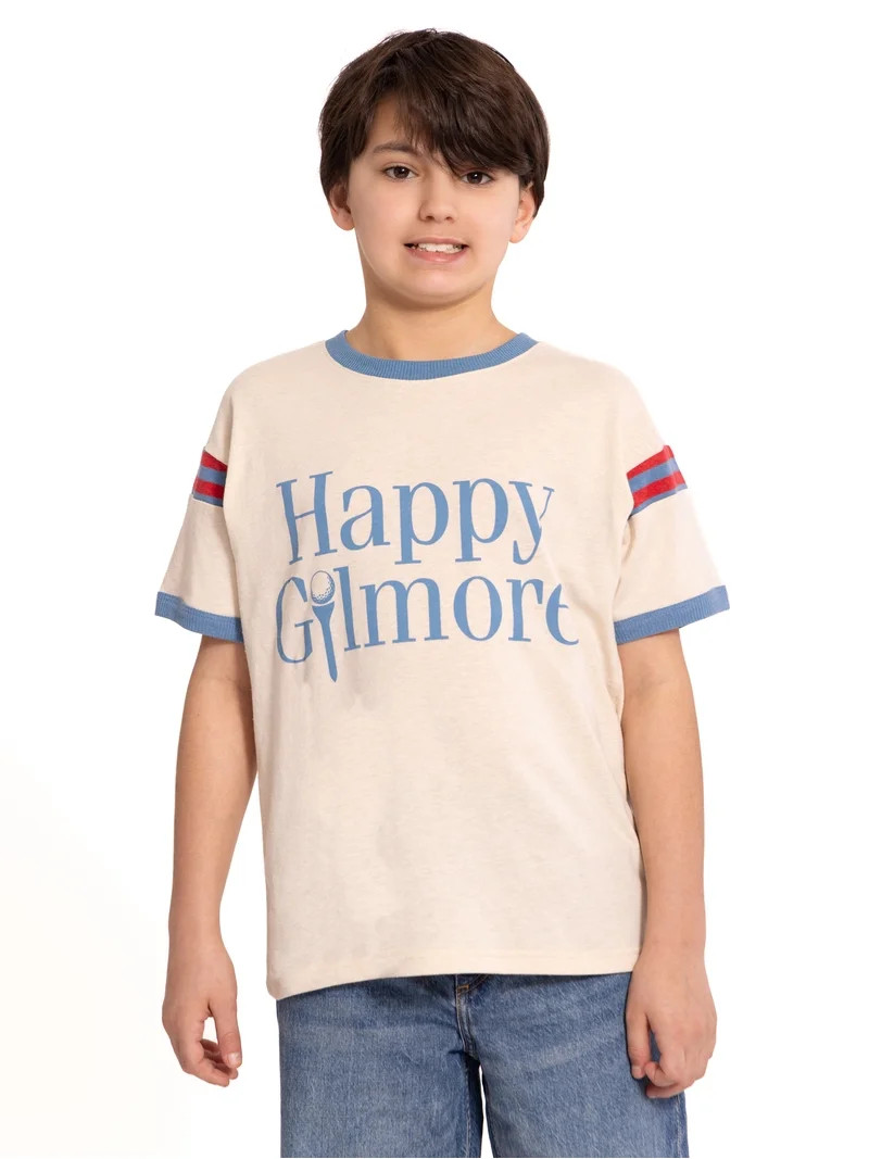 Happy Gilmore Boys Graphic Tee with Short Sleeves, Sizes 4-18 | Walmart (US)