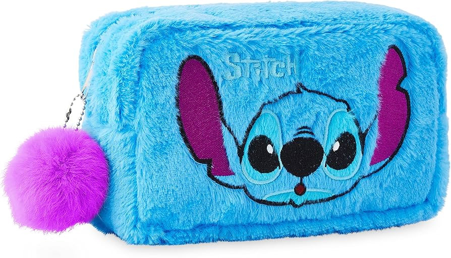 Disney Stitch Valentines Gifts for Women Makeup Bag for Girls, Teens, Cute Travel Toiletry Bag fo... | Amazon (US)