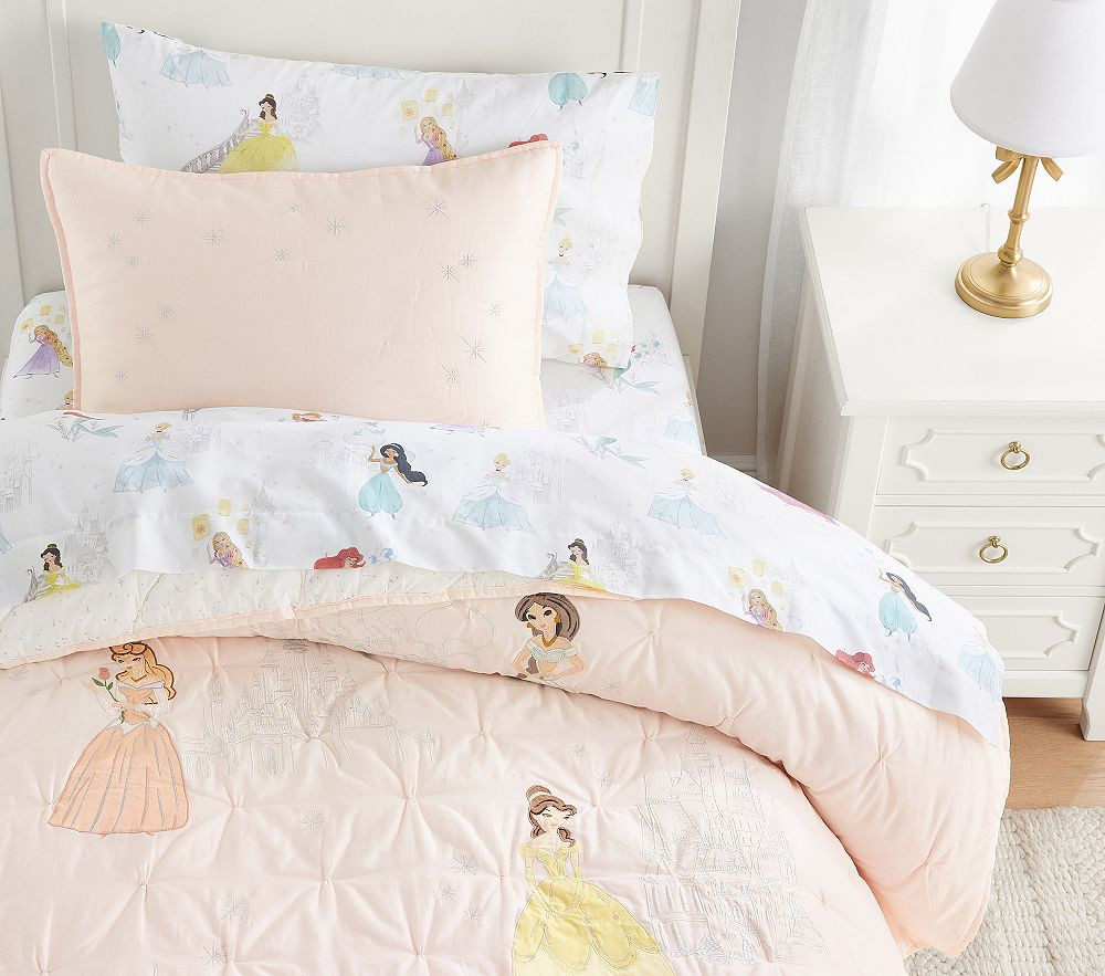 Disney Princess Castles Quilt &amp; Shams | Pottery Barn Kids