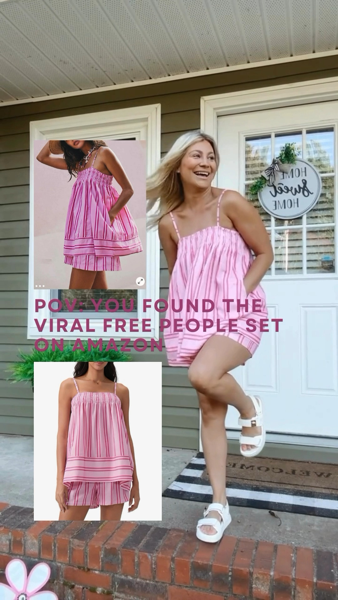 I’m wearing a small in this two piece set! #founditonamazon #amazonfashion

#LTKFindsUnder50 #LTKShoeCrush #LTKStyleTip