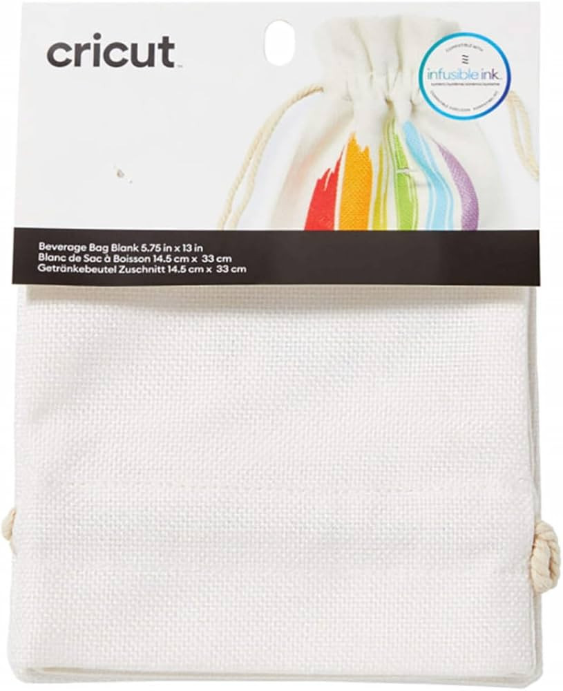 Cricut Wine Bag Blank, One Size, White | Amazon (US)