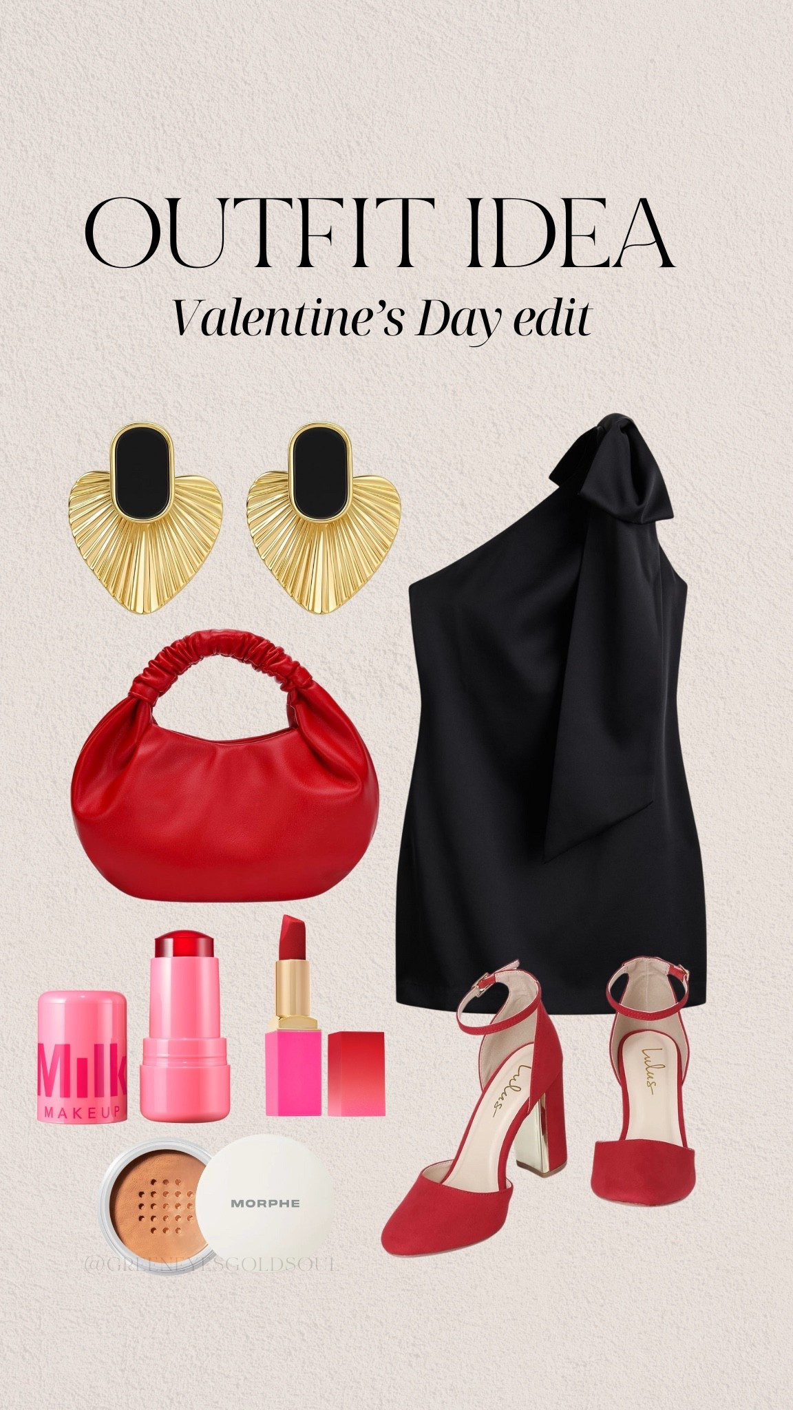 Outfit idea - Valentine’s Day edit! 😍

Valentines, black dress, red heels, red, pink, love, date night, red purse, shoulder purse, milk, blush, earrings, staple earrings, gold, lipstick, powder, makeup, beauty, shop look

#LTKgrwm #LTKValentine #LTKBeauty