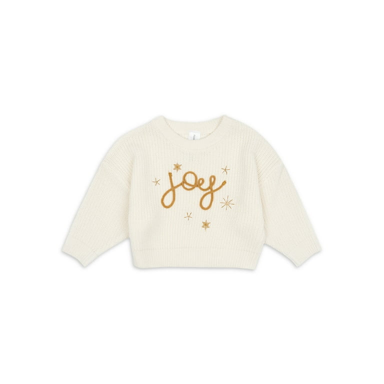 Modern Moments By Gerber Baby Girl Matching Sister Sweater, Sizes 0/3M-18M | Walmart (US)
