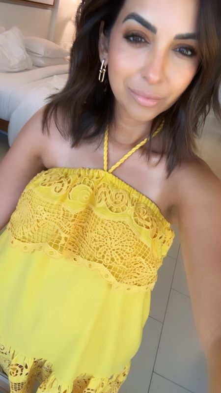 Grab this yellow dress for your summer vacay! The color is soo pretty and I love the lace and tassel details! Runs TTS I'm in the XS 

#LTKSeasonal #LTKTravel #LTKStyleTip