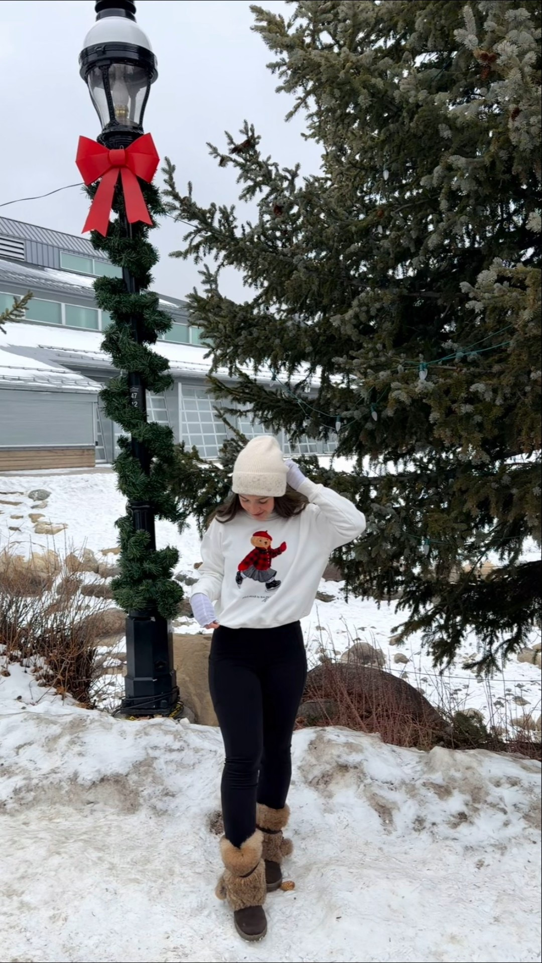 Breckenridge Travel Diary ❄️ The cutest outfit ever for a snow day! Exploring the village in fluffy boots and of course a Polo Bear sweatshirt. Everything linked on LTK

winter outfits / ski trip / Breckenridge ski village / Breckenridge ski resort / snow day / snow boots / snow outfits / winter fashion 2025 / winter outfits 2025 /cold winter outfits women / winter outfit inspo / winter outfit ideas / winter outfit inspirations / cute winter outfits / casual winter outfits / winter fashion 2025 / winter fashion trends / womens winter fashion / edgy winter fashion / early winter outfits / winter transition / Neutral fashion / neutral outfit / Clean girl aesthetic / clean girl outfit / Pinterest aesthetic / Pinterest outfit / that girl outfit / that girl aesthetic / winter outfits amazon / amazon winter outfits / winter fashion amazon / winter fashion 2025 amazon / amazon christmas finds / winter amazon finds / amazon womens winter  fashion / amazon winter/ amazon home decor / amazon finds / bow / girly finds / pink christmas / traditional #LTKWinter #winterwonderland 

#LTKootd #LTKFindsUnder100 #LTKWorkwear