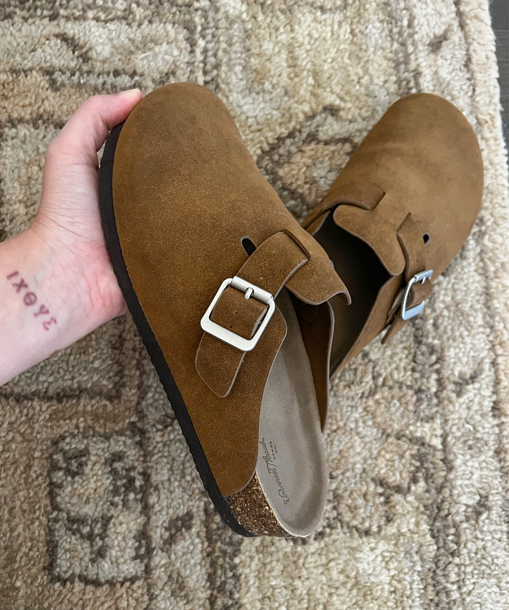 Target
Target shoes
Birkenstock
Birkenstock look for less
Boston clog
Potato shoe
Suede shoe
Big buckle

#LTKstyletip #LTKunder50 #LTKshoecrush