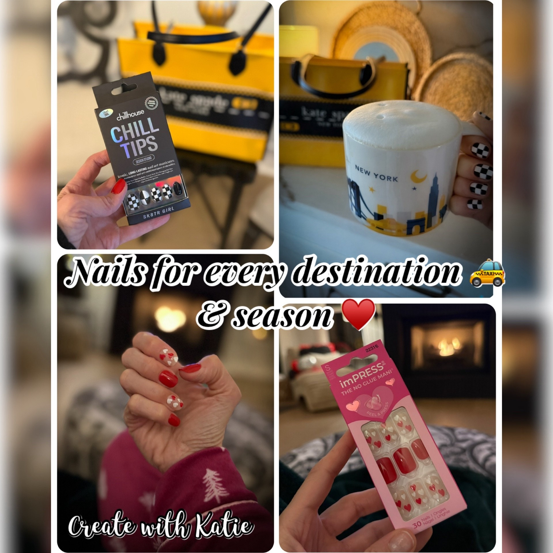 Nails you press on the GO 🚕♥️💅

#LTKgrwm #LTKBeauty #LTKValentine