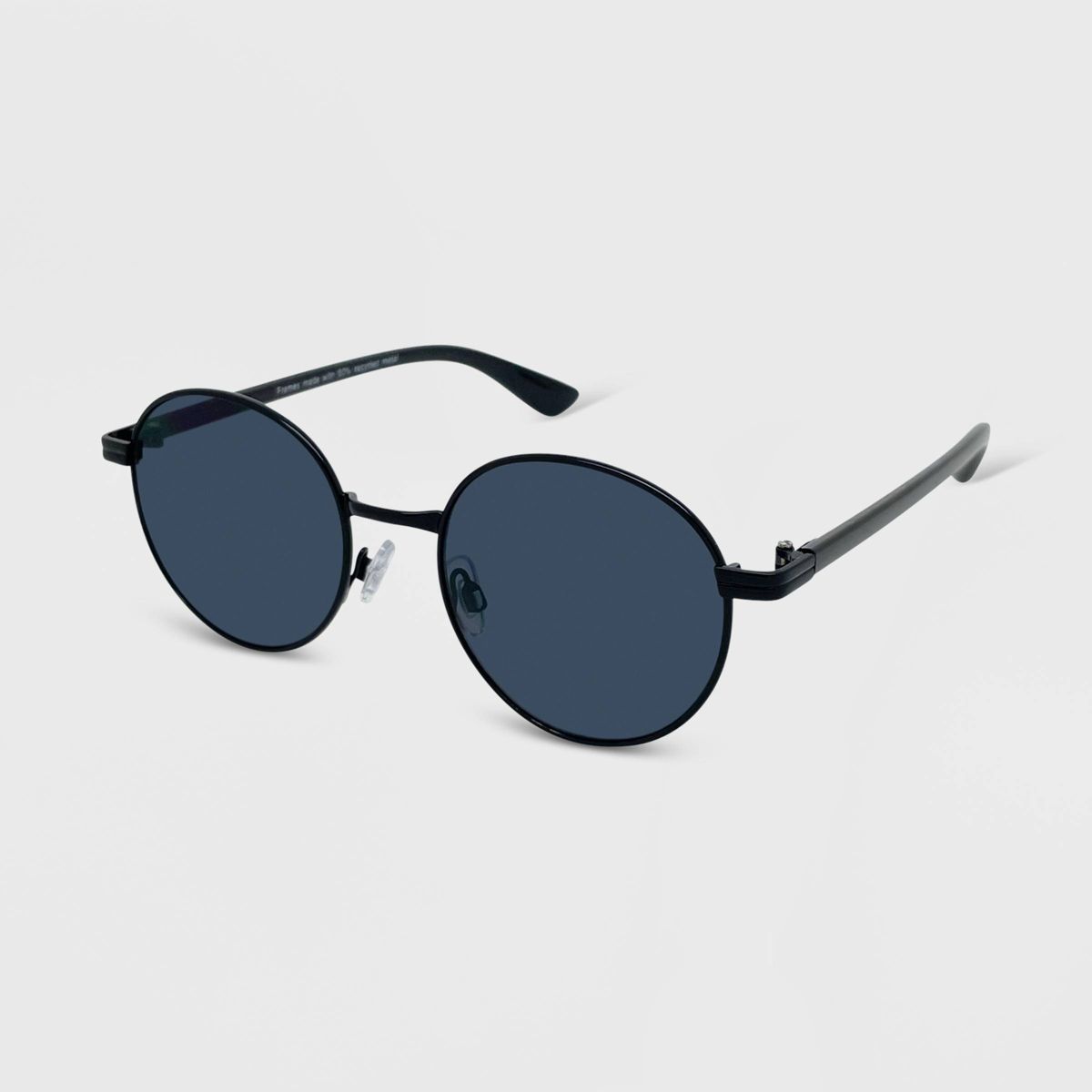 Metal Plastic Combo Round Sunglasses - Wild Fable™ Black | Target