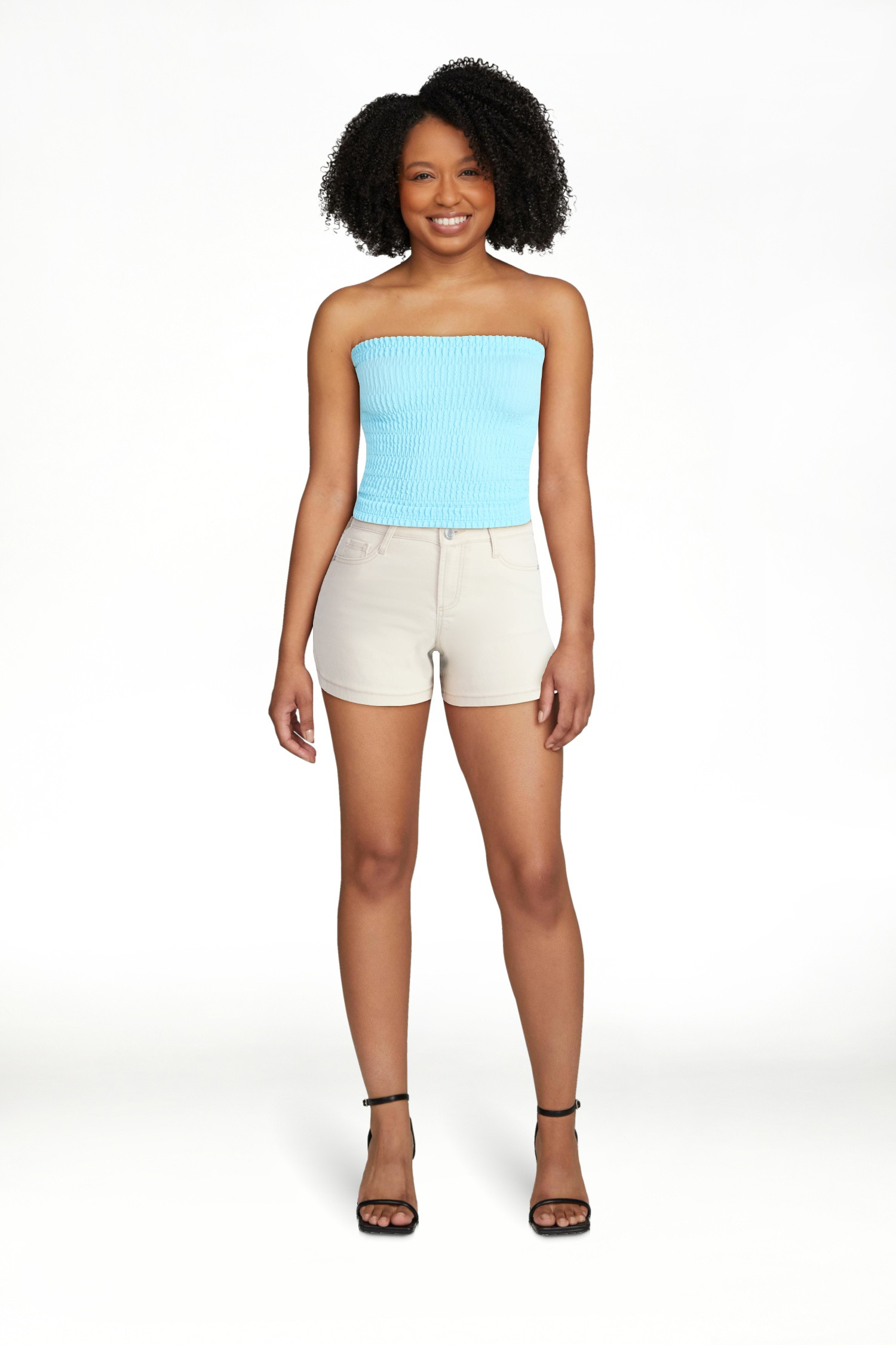 No Boundaries Seamless Textured Tube Top, Women's XXS-XXL | Walmart (US)