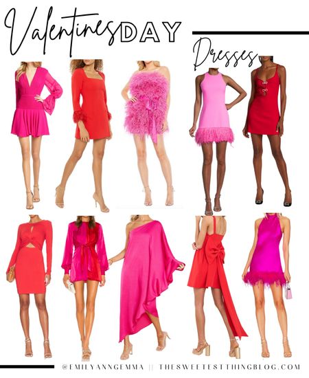 Valentine’s Day, Valentine’s Day Dresses, Hot Pink Dress, Red Dress, Date Night Outfit, emily Ann Gemma 

#LTKSeasonal