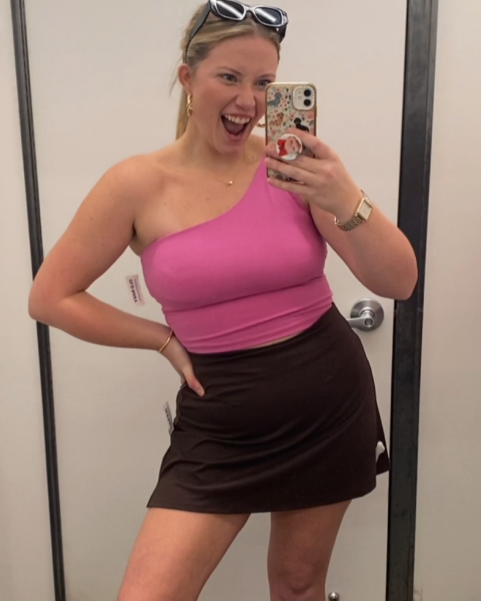 Comfiest athletic crop top & tennis skirt!!

#LTKfit #LTKFind