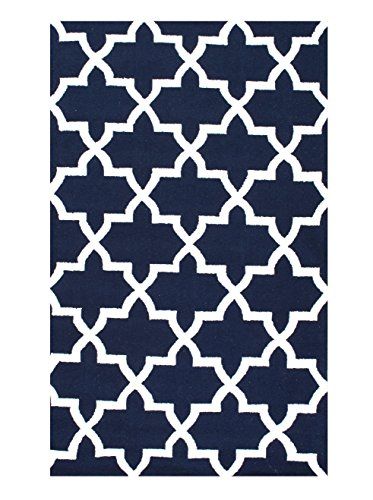 nuLOOM Heritage Collection Hand Made Area Rug, 5-Feet by 8-Feet, Navy | Amazon (US)