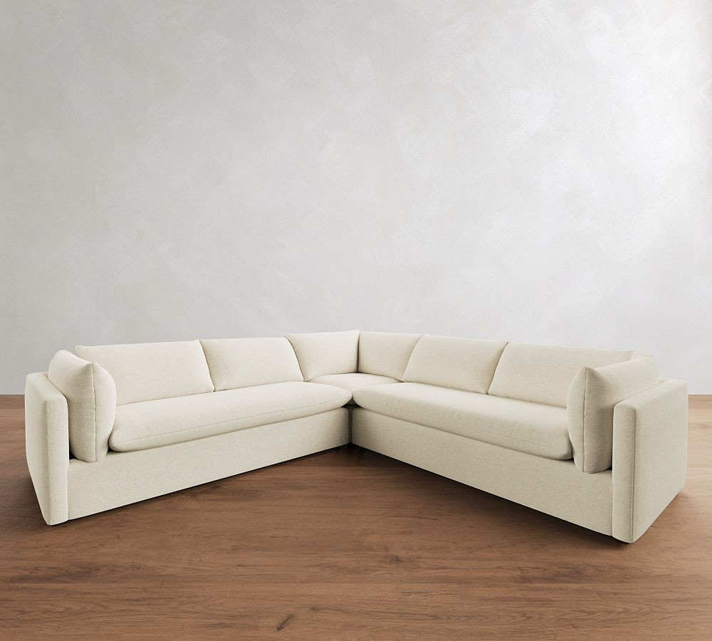 Palmetto 3-Piece L-Shaped Sectional (116") | Pottery Barn (US)