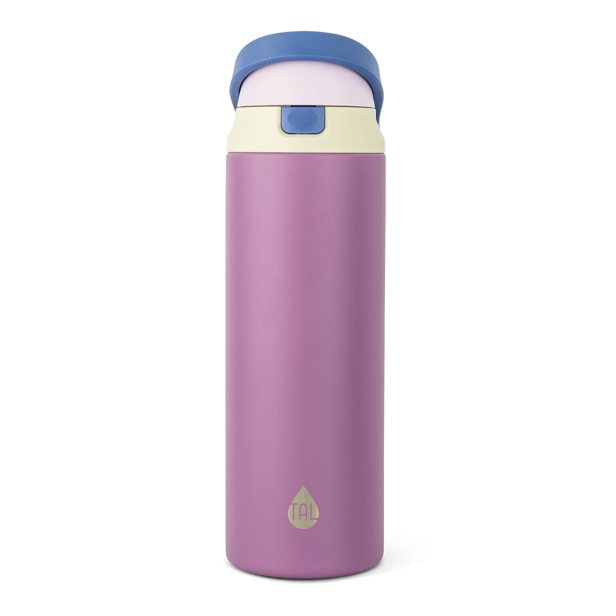 TAL 24oz Stainless Steel 2-in-1 Water Bottle with Straw and Chug Lid, Purple - Walmart.com | Walmart (US)