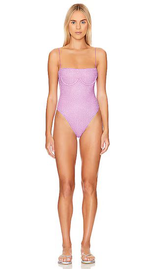 Lumiere Underwired Maillot in Glicine | Revolve Clothing (Global)